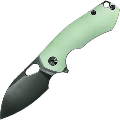 Giant Mouse RIV Ti Mint Framelock, Green Anodized Titanium, DLC S90V