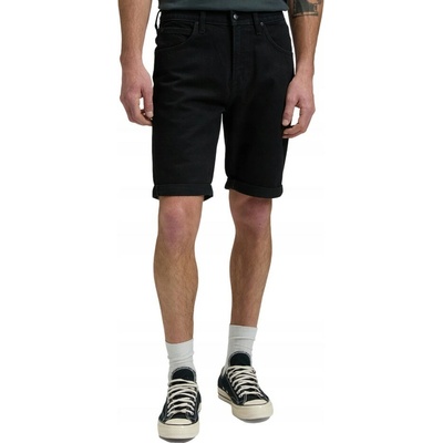 Bermudy Lee 5 POCKET SHORT CLEAN BLACK
