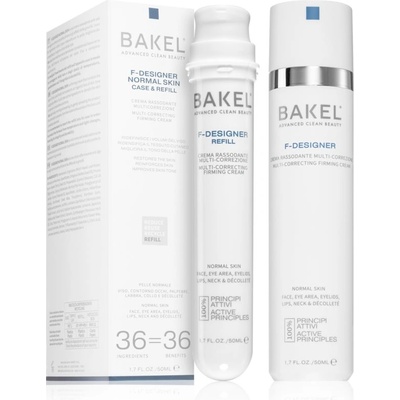 Bakel F-Designer Normal Skin Case & Refill стягащ крем за нормална кожа + резервен пълнител 50ml