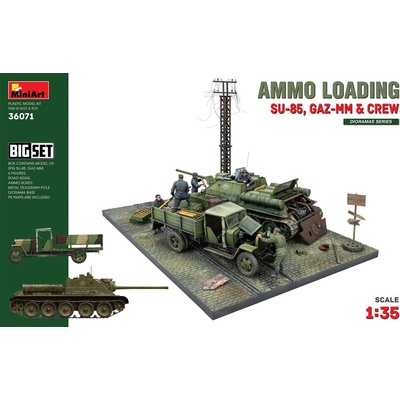 MiniArt Ammo Loading SU-85 GAZ-MM & Crew 1:35