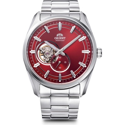 Orient RA-AR0010R - мъжки часовник, автоматичен, 41 mm, червен, сапфир, скелетон
