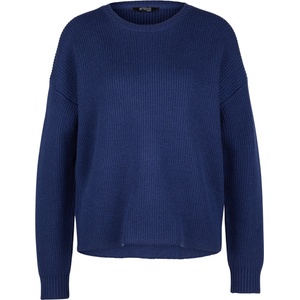 Stoic Дамски вълнен пуловер Stoic Women's Heavy MerinoKnit MMXX. Rutvik Sweater Merino jumper - Navy Blue (105-5553-0614)