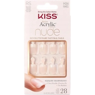Kiss přirozené čtvercové Nude 200 ks