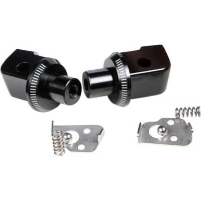 Puig Adaptors Racing Footpegs of BMW Čierna (N)