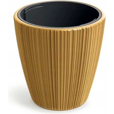 Prosperplast Plastový květináč OROS MIDDLE hořčičný, 47 cm