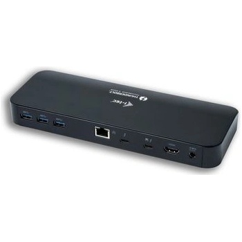 i-Tec Thunderbolt 3 Dual 4K Docking Station + USB-C to DisplayPort Cable (1,5 m) + Power Delivery 85W TB3HDMIDOCKPLUS