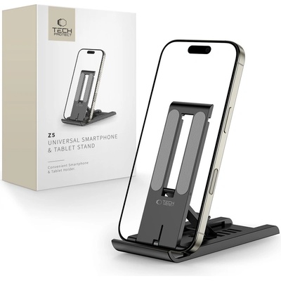 Tech-Protect z5 universal stand holder smartphone & tablet black (5906302368181)