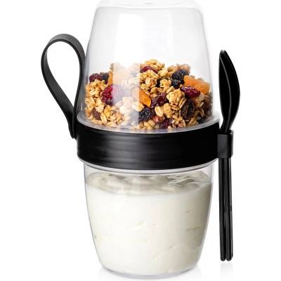 Vilde dvojkomorový pohár na jogurt s príborom 800 ml