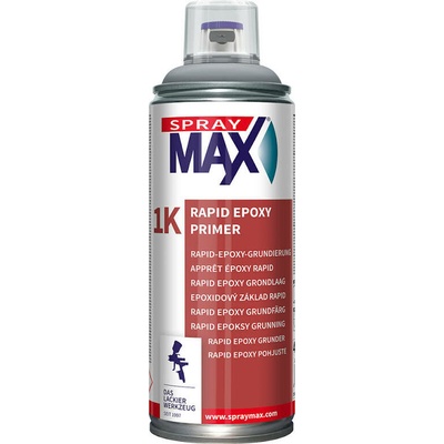 SprayMax 1K Rýchly epoxidový základ 400 ml sivá
