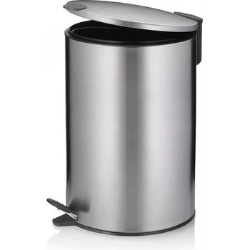 Image 1 of Kela Кош за отпадъци kela mats с педал (12 л) - сребрист мат (kela 10643)