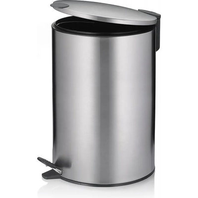Kela Кош за отпадъци kela mats с педал (12 л) - сребрист мат (kela 10643)