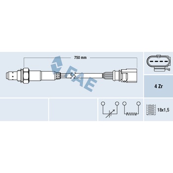 Lambda sonda FAE 77399