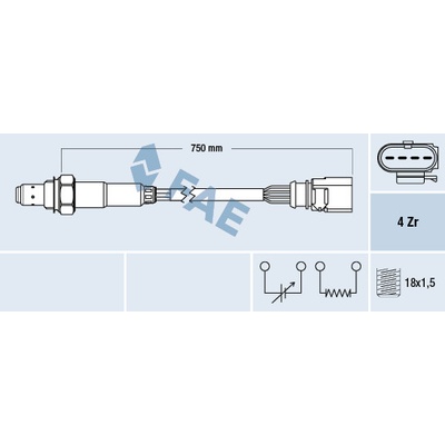 Lambda sonda FAE 77399