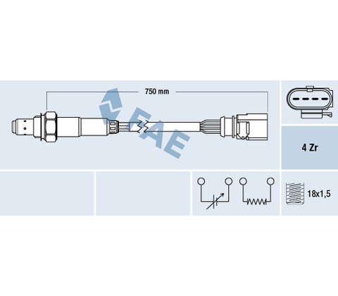 Lambda sonda FAE 77399