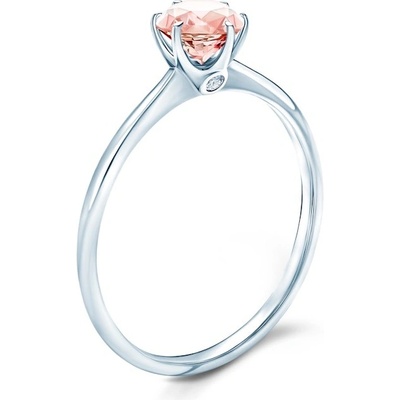 Savicki The Journey zásnubní prsten bílé zlato morganit TJ R3 MOR B