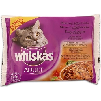 Image 1 of Whiskas Adult poultry 4x100 g