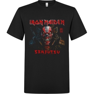 Iron Maiden Senjutsu Back Тениска с къс ръкав Black XL (IM012TSNNXL)
