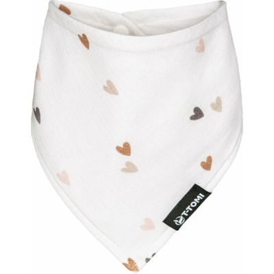T-TOMI Muslin Bib Love podbradníček