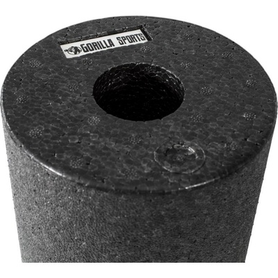 Gorilla Sports Fasciální válec černý 29 cm