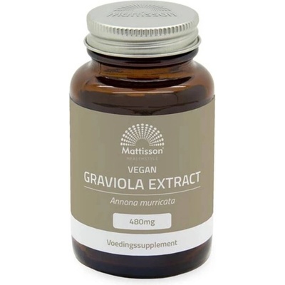 Mattisson Healthstyle Vegan Graviola Extract, 480 mg, 60 капсули, Mattisson Healthstyle (MT2512)