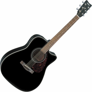 Yamaha FX370C Black Електро-акустична китара Дреднаут