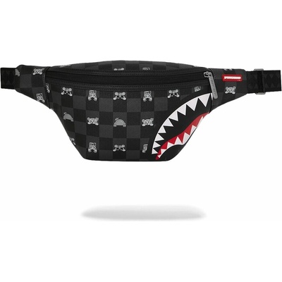Sprayground - Gray Peeking Character Check Savvy Crossbody