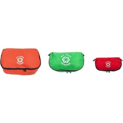 Six Moon Designs Multi-Sized 3 Pack Pods Červená Oranžová Zelená