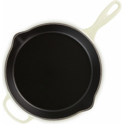 Le Creuset hlboká panvica na vyprážanie Meringue béžová 26 cm