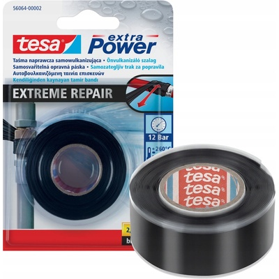 Tesa extreme repair 2,5 m x 19 mm čierna