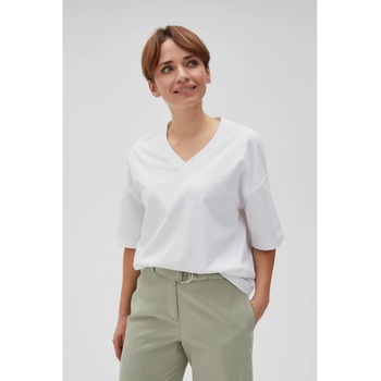 Moodo Бяла дамска тениска Moodo Moodo | Byal | ЖЕНИ | XS