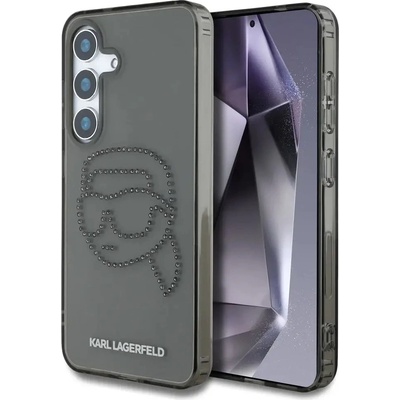 KARL LAGERFELD Калъф Karl Lagerfeld Rhinestones Karl Head Logo Samsung Galaxy S25 черен (3666339450090)