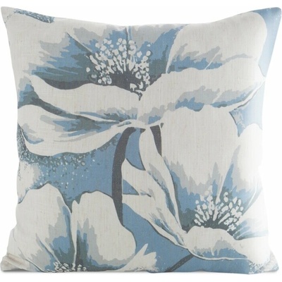 Takoy LEN so štruktúrou ľanu s potlačou jemných kvetov-HF-469935 45 x 45 cm