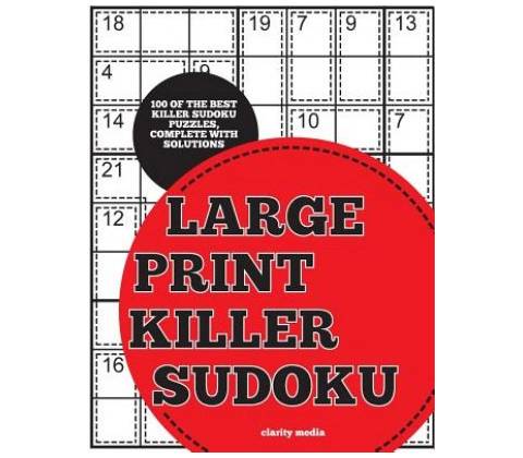 Killer Sudoku Large Print