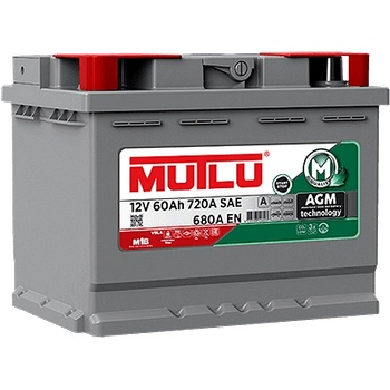 Image 1 of MUTLU AGM 60Ah 680A right+