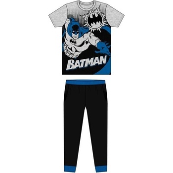 Batman pánské pyžamo kr.rukáv šedo černé