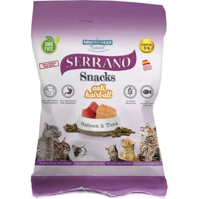 Serrano Snack for Cat SalmonTuna AntiHairball 50 g