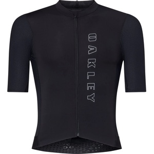 Oakley Мъжка фланелка с къс ръкав за колоездене Oakley Endurance Lite Jersey Cycling jersey - Pitch Black - размер XL (056-3980-0214)