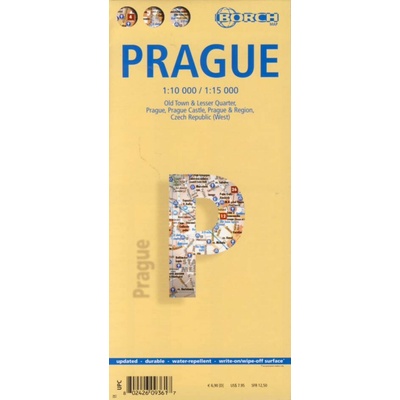 Borch Map Prag. Praha / Prague