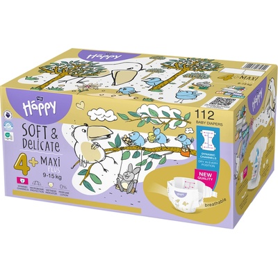 Bella Baby HAPPY Soft&Delicate Maxi Plus Box 2 x 56 ks