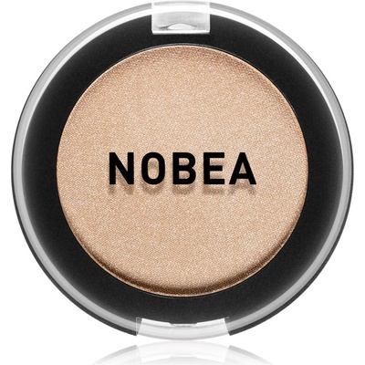 Nobea Day-to-Day Mono Eyeshadow oční stíny se třpytkami Toasted almond 3,5 g