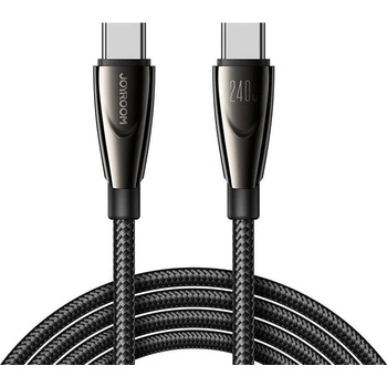 JOYROOM Кабел Joyroom Pioneer SA31-CC5, 240W, USB-C към USB-C, 240W, 1.2m, черен (SA31-CC5 1.2m-Black)