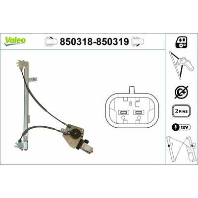 Mechanizmus zdvíhania okna VALEO 850318