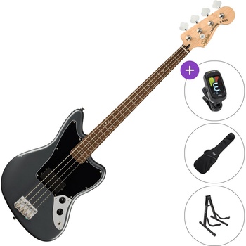 Squier Affinity Series Jaguar Bass SET Charcoal Frost Metallic Електрическа бас китара
