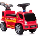 LEAN CARS hasičské auto na baterky s kanónom a bublinami červené