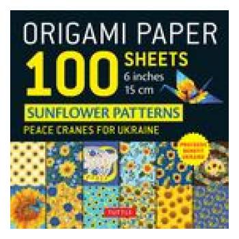 Tuttle Publishing Origami Paper 100 Sheets Sunflower Patterns 6" (15 cm) | Tuttle Studio