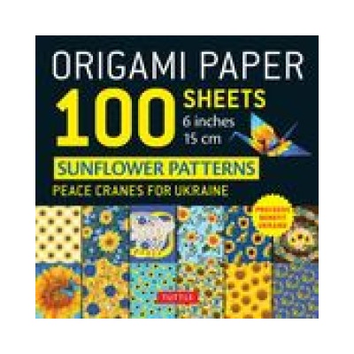Tuttle Publishing Origami Paper 100 Sheets Sunflower Patterns 6" (15 cm) | Tuttle Studio