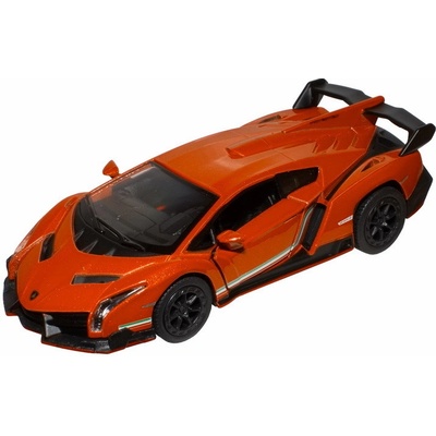 Kinsmart Auto Lamborghini Veneno oranžová 1:36