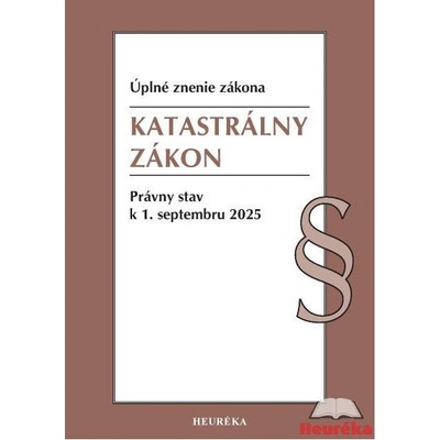 Katastrálny zákon. 1. vyd., 9-2025