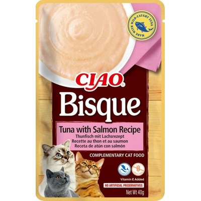 Churu Cat Bisque Tuniak s lososom Recept 40 g
