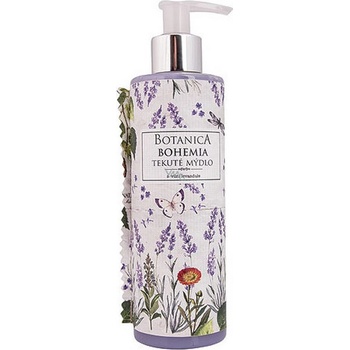 Bohemia Gifts & Cosmetics Botanica Levanduľa s olivovým olejom extraktom z bylín a jogurtovou aktívnou zložkou tekuté mydlo 250 ml